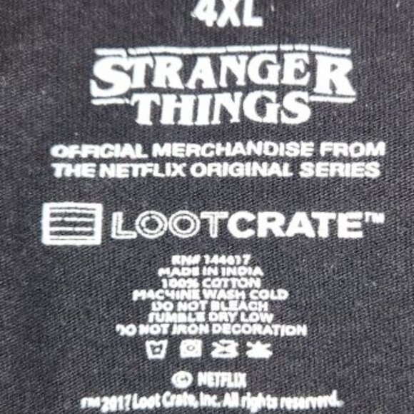 Stranger Things Eleven Demogorgon T-Shirt, Size 4X - Picture 2 of 2